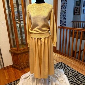 Vintage Barry Bricken Wool Skirt and Cotton Neuma Sweater